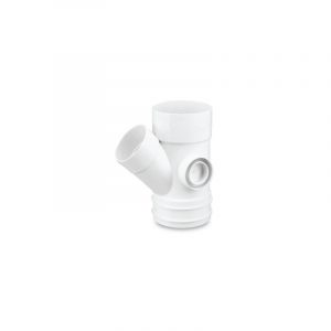 CEW SIN UPVC Reducing Y-Branch 135°